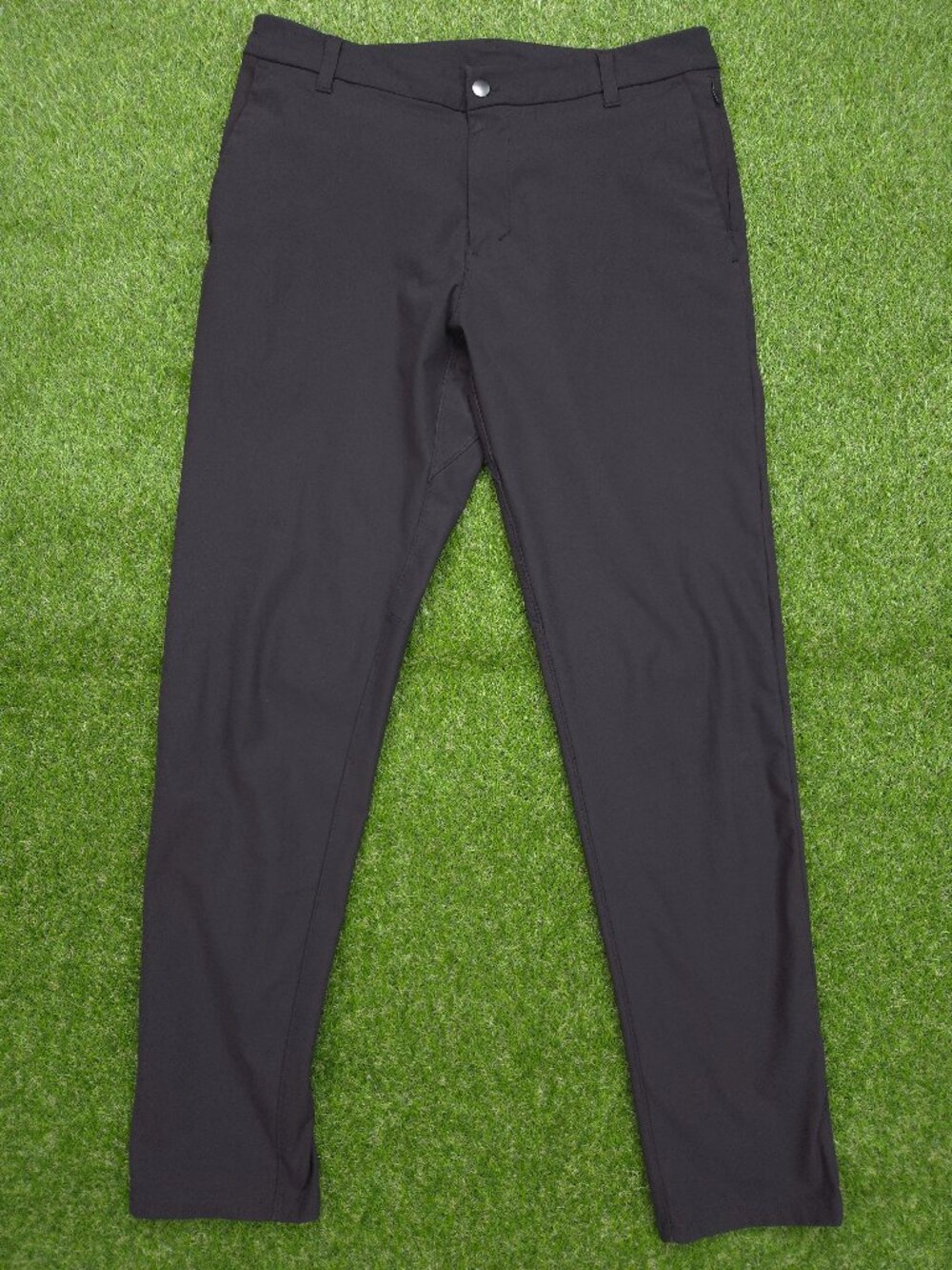 Lululemon Commission Pants Mens 33x33 Black Warpstreme Classic ABC Performance